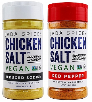 Chicken Salt - Vegan, Non-GMO, NO MSG, Gluten Free, Australia's #1 All-Purpose Seasoning (Reduced Sodium, Red Pepper)