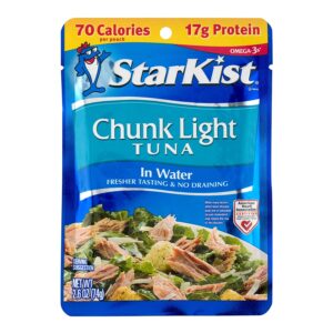 StarKist Chunk Light Tuna in Water, 2.6 oz. Pouch, Pack of 24