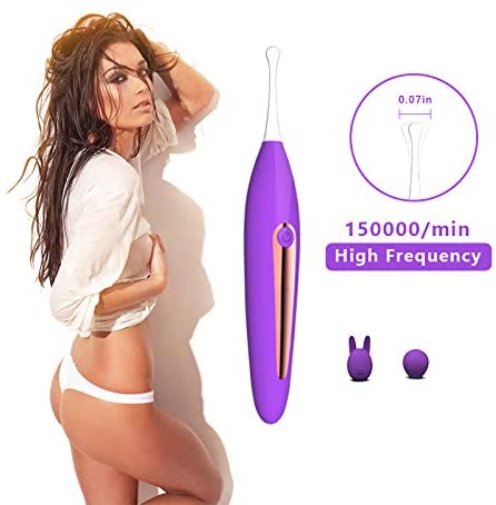 Clitoral G Spot Vibrator Adult Sex Toys for Women Stimilate Nipple and Clitoris for Quick Orgasm, High Frequency Powerful Small Vibrator