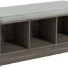 ClosetMaid 3258 Cubeicals 3-Cube Storage Bench, Natural Gray