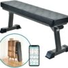 Finer Form Gym Quality Foldable Flat Bench for Multi-Purpose Weight Training and Ab Exercises