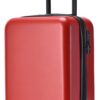 GURHODVO Kids Luggage with Wheels Carry On Children Rolling Suitcase for Travel Pure Color (red)