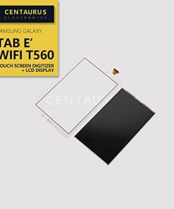 Replacement for Samsung Galaxy Tab E 9.6" WiFi SM-T560 T567V LCD Display + Touch Screen Digitizer Part Repair (White)