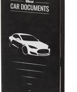 CAR DOCUMENT HOLDER CASE 9.25" X 5" large size for Insurance, DMV, Registration, AAA, Auto Club, for Car Truck SUV, Motorcycle, the car accessory safely store important documents