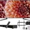 Sony XBR75X900F 75-Inch 4K Ultra HD Smart LED TV w/Soundbar Bundle Includes, Deco Gear Home Theater Surround Sound 31" Soundbar, Flat Wall Mount Kit for 45-90 inch TVs and More
