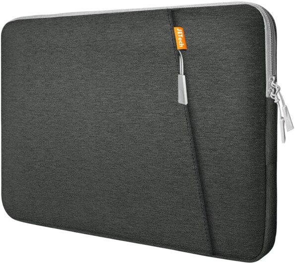 JETech Laptop Sleeve Compatible for 13.3-Inch Notebook Tablet iPad Tab, Compatible with 13" MacBook Pro and MacBook Air,Waterproof Shock Resistant Bag Case with Accessory Pocket, Grey