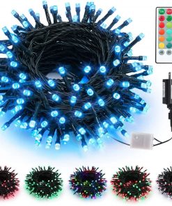 Joomer Color Changing String Lights, 200 LED RGB String Lights, Indoor & Outdoor Fairy Twinkle Lights for Christmas, Home, Garden, Party, Trees Decorations