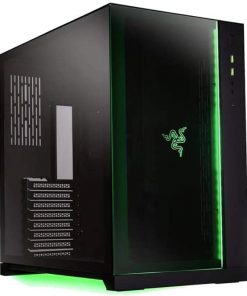 LIAN LI PC-O11 Dynamic Razer Edition Black Tempered glass ATX Mid Tower Gaming Computer Case - PC-O11D Razer