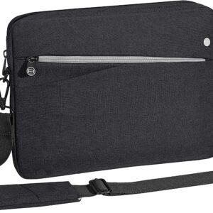 PEDEA Fashion Tablet Case Sleeve Bag 12.9 inch with Pockets for Accessories, Black
