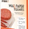 Hamburger Patty Paper Sheets, Wax Paper Squares 250 pcs 6" x 6" Non-Stick