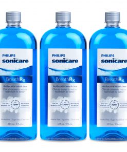 Phillips sonicare BreathRx Anti-bacterial Mouth Rinse, 3 Bottle Economy Pack (Each bottle is 33 oz)