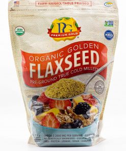 Premium Gold Organic Ground Flax Seed