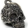 Bravo Bells 3-D Sugar Skull Bell for Motorcycle Biker Accessory or Keychain Bell