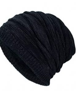 Ukerdo Knit Hat Cap Warm Wool Fashion Winter Outdoor Sports Men Women Windproof Ski Cycling Snow Hats Accessories
