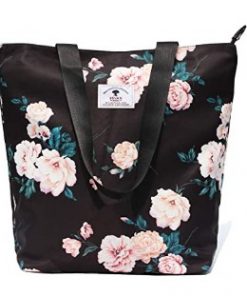 Original Floral Tote Bag Shoulder Bag for Gym Hiking Picnic Travel Beach
