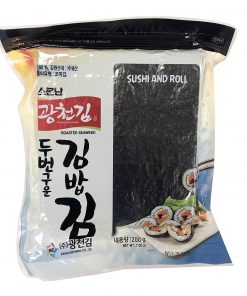 100 Full Size Sheets Resealable Bag Yaki Sushi Nori Roasted Seaweed Rolls N Wraps Laver 200 Gram - 7.05 Ounce - 100 Sheets, Resealable Bag / 7.05 oz / 김, のり, 海苔, 紫菜