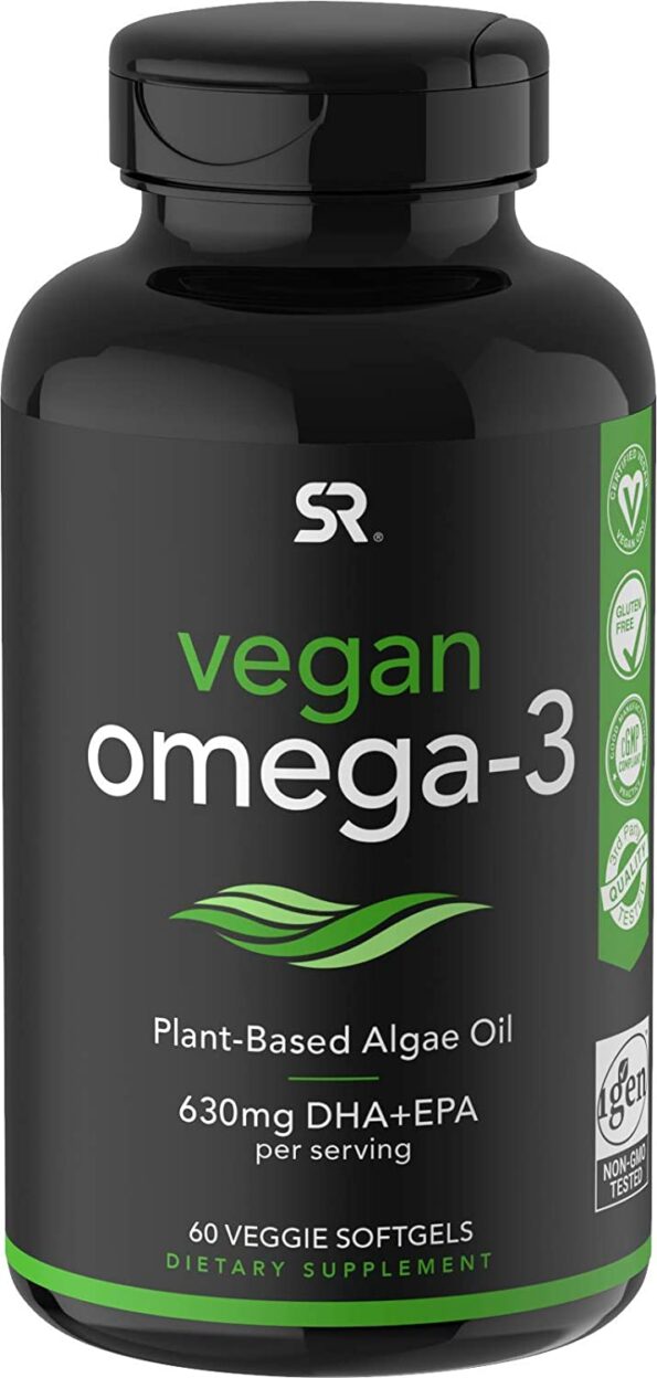 Vegan Omega-3 Fish Oil Alternative sourced from Algae Oil