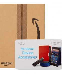 Amazon.com $25 Gift Card in a Mini Amazon Shipping Box (Device Accessories Design)
