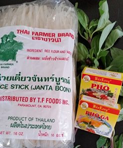 Complete Pho Rice Noodles with Pho Spice Cubes Kit Set