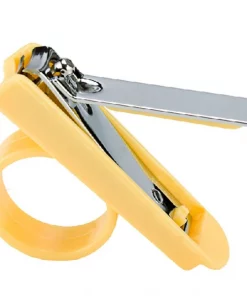 YELLOW Baby Nail Care Infant Nail Clipper Toddler Nail Scissors Prevent Scratch