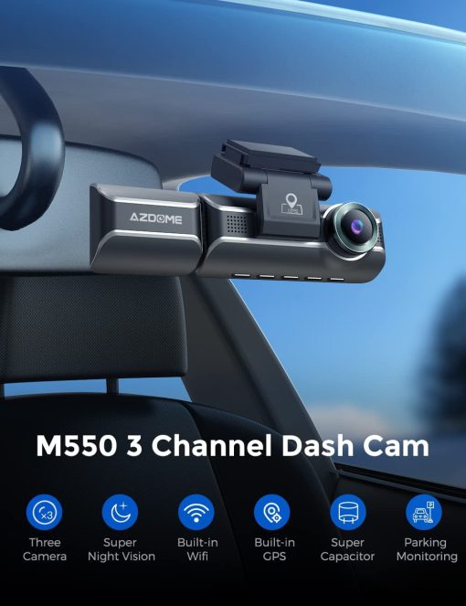 3 channel dash camera